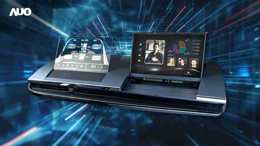 彩运网Micro LED Display HMI解决方案打造透明Micro LED前座仪表，，呈现信息并保留驾驶视野开阔；亦为副驾驶座乘客打造收放自如的Micro LED屏幕，，，在不影响显示质量的前提于显示区内建镜头，，，让用户能与视讯对象直接眼神接触，，，提供绝佳的双向沟通体验